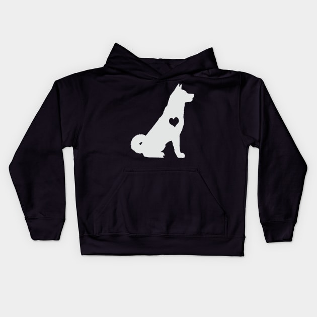 Adore Akita Inus Kids Hoodie by Psitta